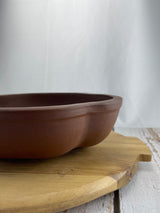 Ceramic Pots -  Unglazed Lotus (Red Clay)