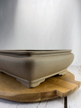 Ceramic Pot - Unglazed Rounded Rectangle