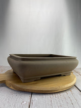 Ceramic Pot - Unglazed Rounded Rectangle