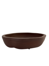 Ceramic Pots -  Unglazed Lotus (Red Clay)