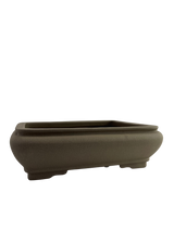 Ceramic Pot - Unglazed Rounded Rectangle