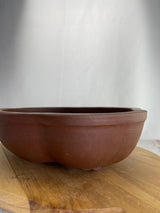Ceramic Pots -  Unglazed Lotus (Red Clay)